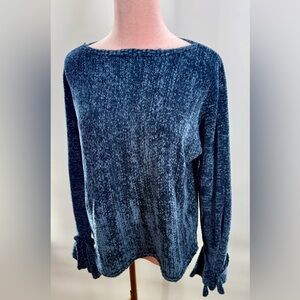 NWT/New Sundance Samantha Blue Pullover Sweater XS